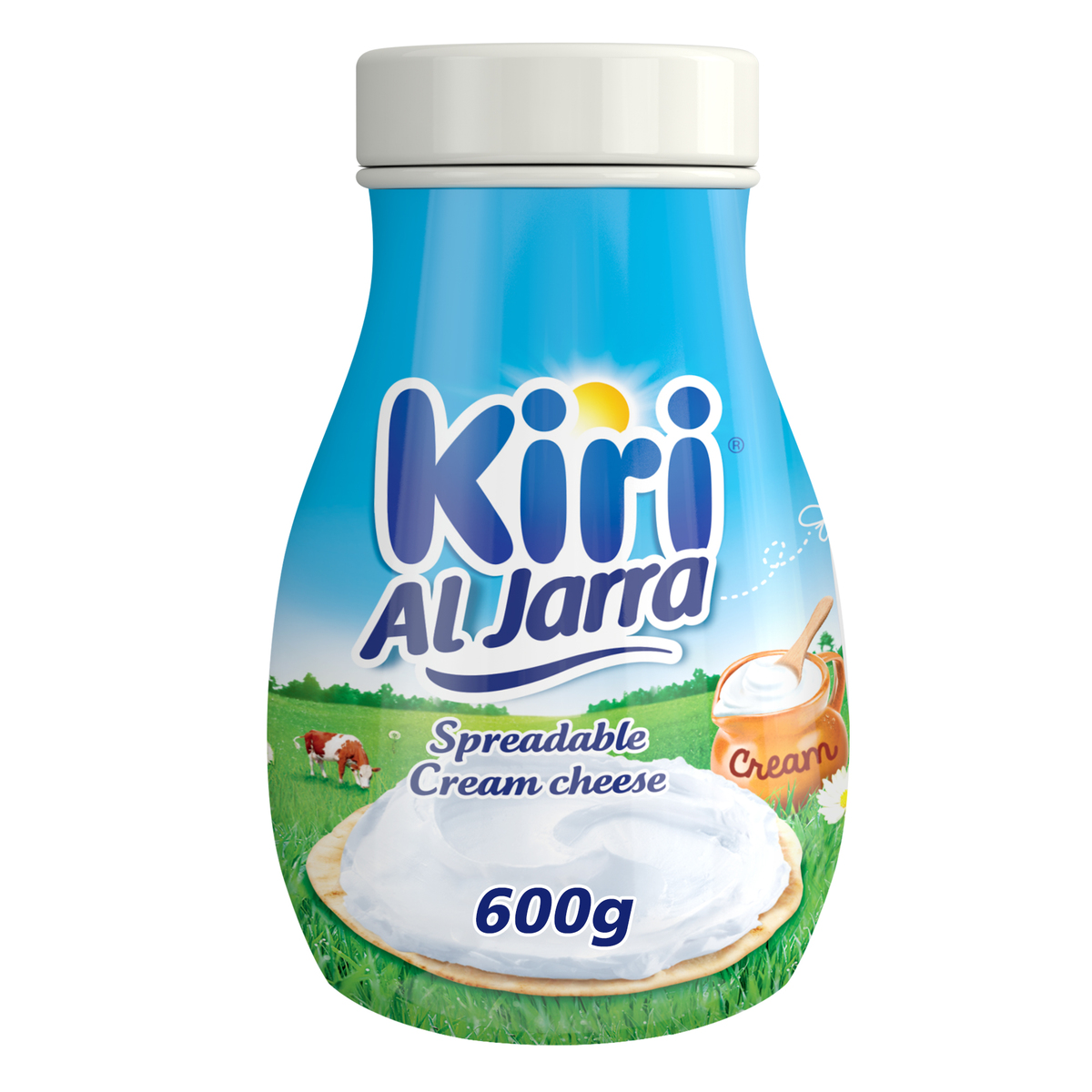 Kiri Jarra Spreadable Cream Cheese Jar 600g
