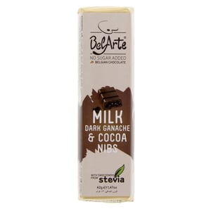 Bel Arte Milk Dark Ganache & Cocoa Nibs 42 g