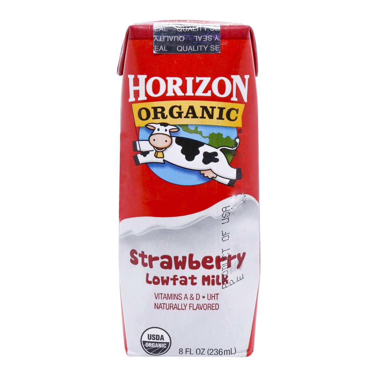 Horizon Organic Strawberry Milk Reduced Fat 236ml