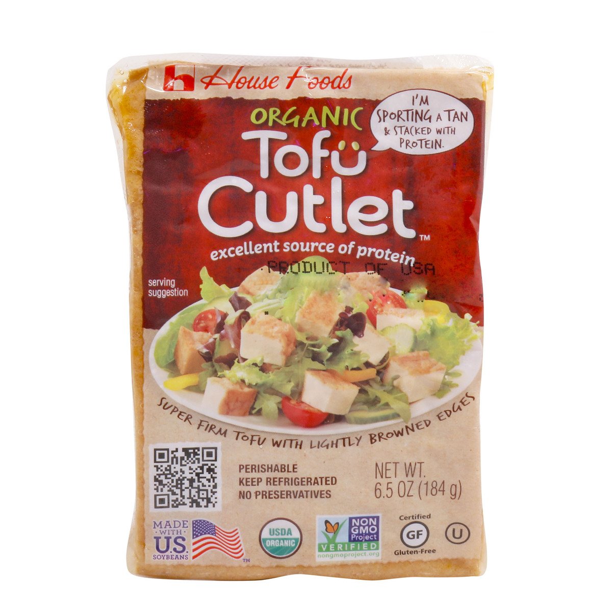 House Foods Organic Tofu Cutlet Asta-Age 184g