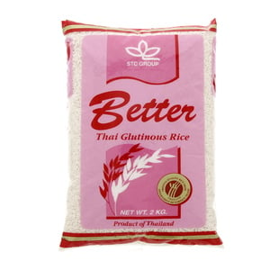 Buy Better Thai Glutinous Rice 2 kg Online at Best Price | Jasmine Rice | Lulu UAE in UAE