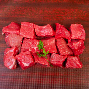 New Zealand Beef Cubes Low Fat 500g