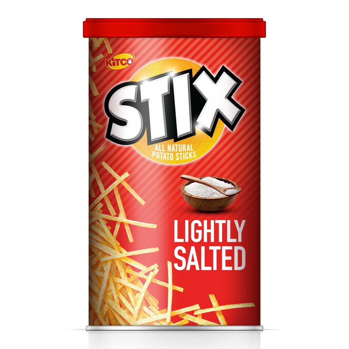 Buy Kitco Stix Lightly Salted Potato Sticks 40 g Online at Best Price | Potato Canister | Lulu Kuwait in Kuwait
