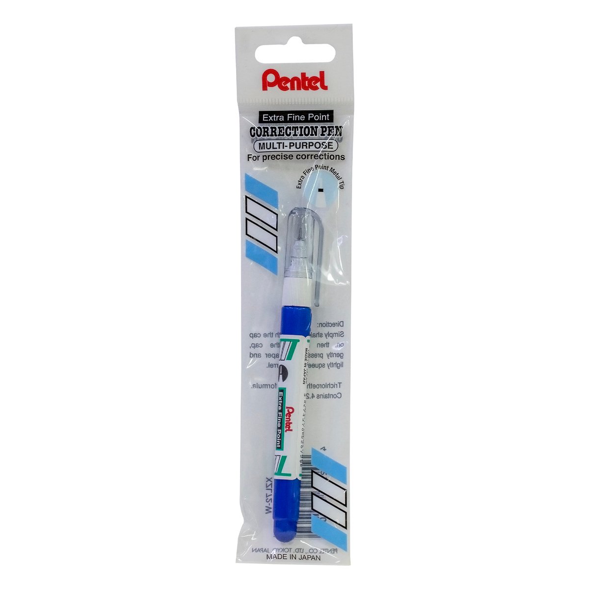 12 X Pentel ZL72-W Extra Fine Point Tip Correction Pen Fluid 4.2ml