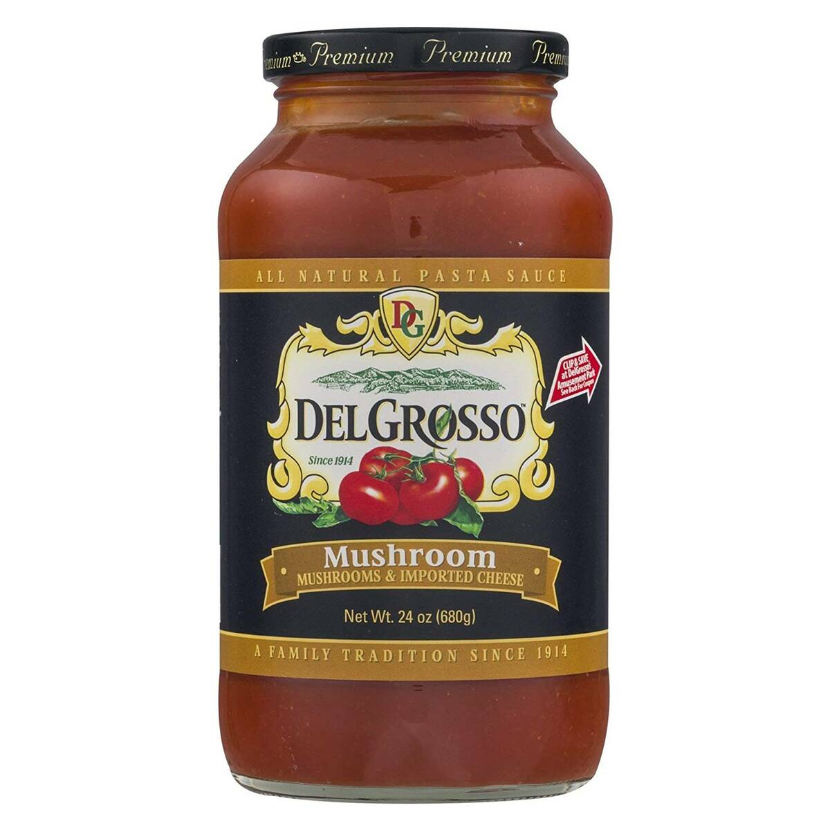 Del Grosso Mushroom Spaghetti Sauce 680 g