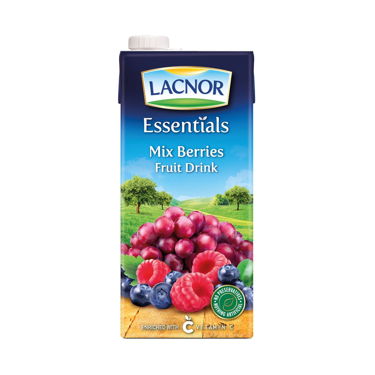 Lacnor Essentials Mixed Berries Fruit Drink 1 Litre