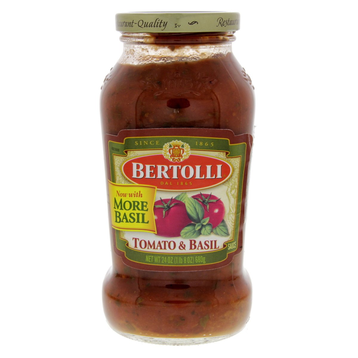 اشتري قم بشراء برتولي - صلصة الطماطم والريحان ، 680 جم Online at Best Price من الموقع - من لولو هايبر ماركت Cooking Sauce في السعودية