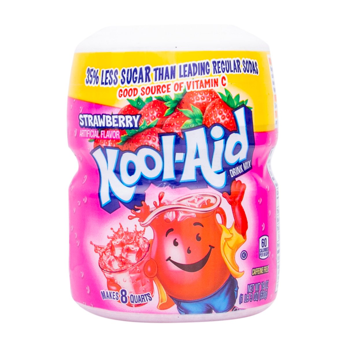 Kraft Kool Aid Drink Mix Strawberry Artificial Flavor 538 g
