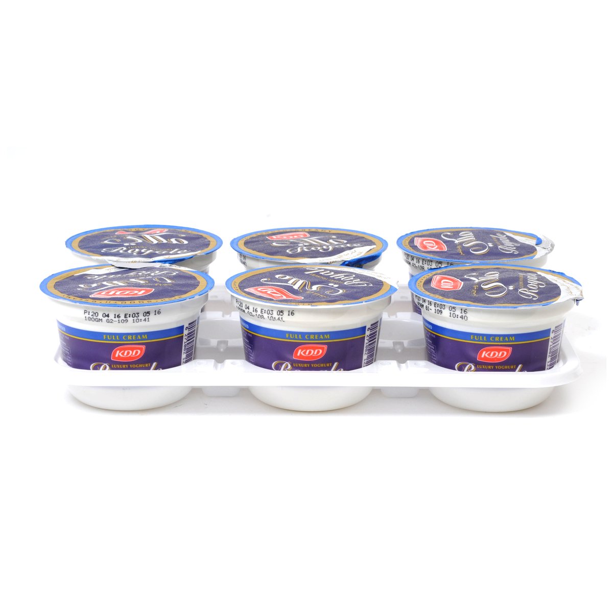 KDD Royale Full Cream Luxury Yoghurt 6 x 180g