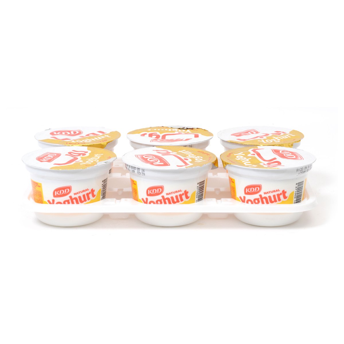 اشتري قم بشراء KDD Natural Yoghurt Low Fat 6 x 170g Online at Best Price من الموقع - من لولو هايبر ماركت Plain Yoghurt في الكويت