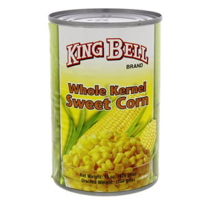 Buy King Bell Whole Kernel Sweet Corn 425 g Online at Best Price | Cand Whl.Kernel Corn | Lulu UAE in UAE