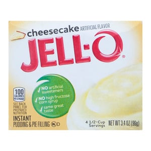 Jell-O Instant Pudding And Pie Filling 96g