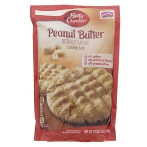 Betty Crocker Peanut Butter Naturally Flavored Cookie Mix 496 Gm