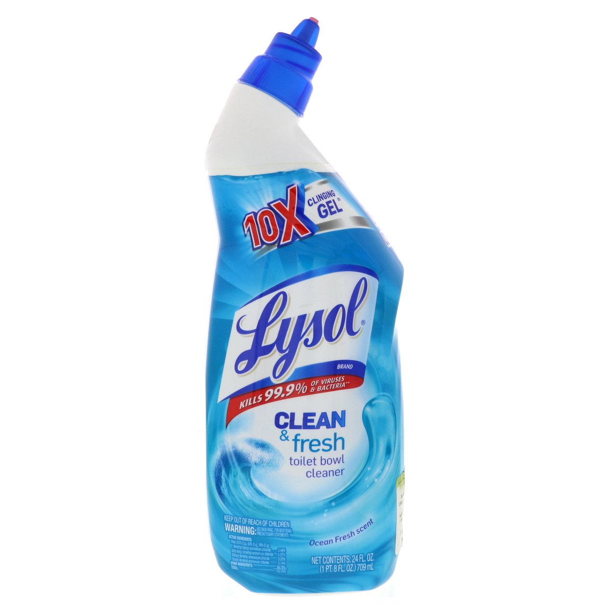 Lysol Spring Waterfall Scent Cling Gel Toilet Bowl Cleaner 709ml
