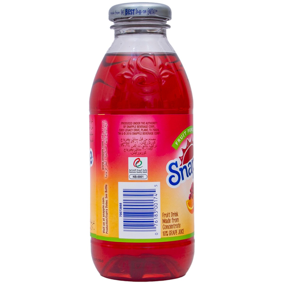 Snapple Fruit Punch Flavoured Drink 473 ml