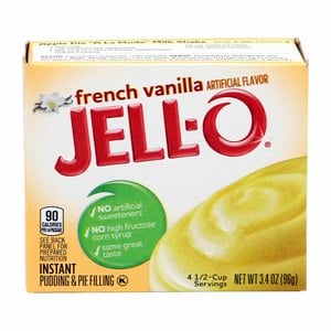 Jell-O Instant Pudding & Pie Filling With French Vanilla Flavor 96 g