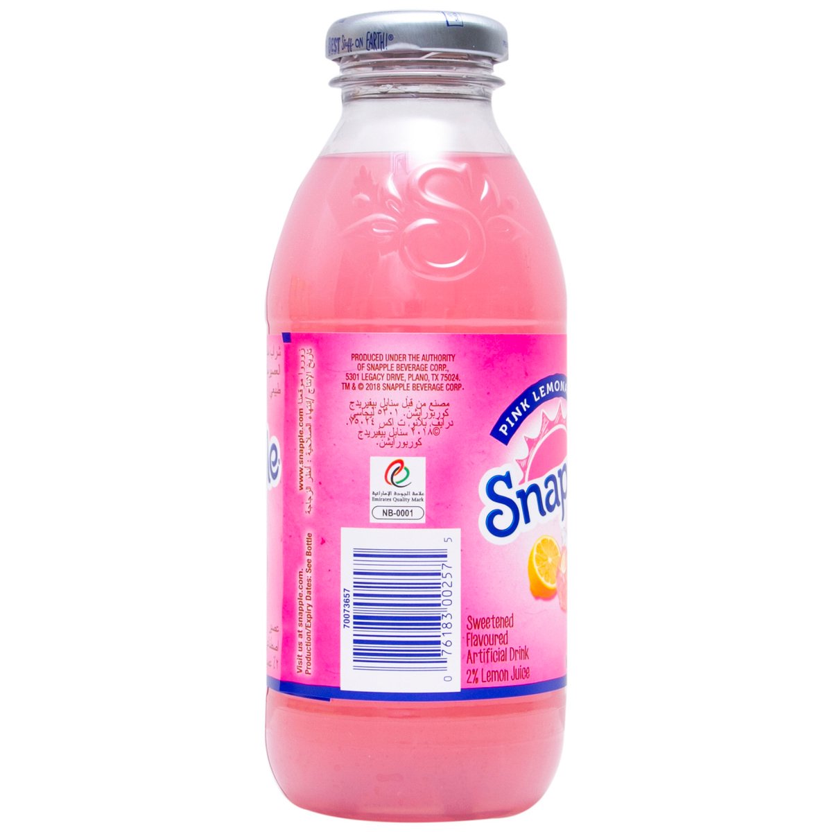 Snapple Pink Lemonade Flavoured Drink 473 ml