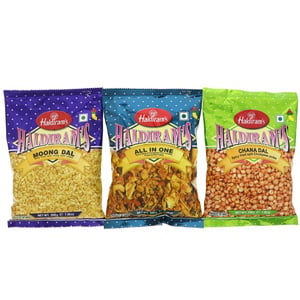 Haldiram Savoury Snacks Assorted 3 x 200g
