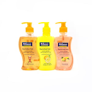 Hi-Geen Antiseptic Hand and Body Wash Assorted 3 x 500ml