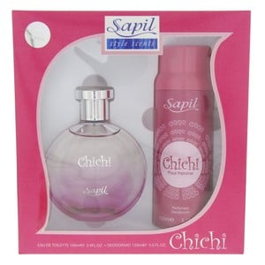 Sapil Chichi Eau De Toilette  For Women 100ml + Deodorant 150ml