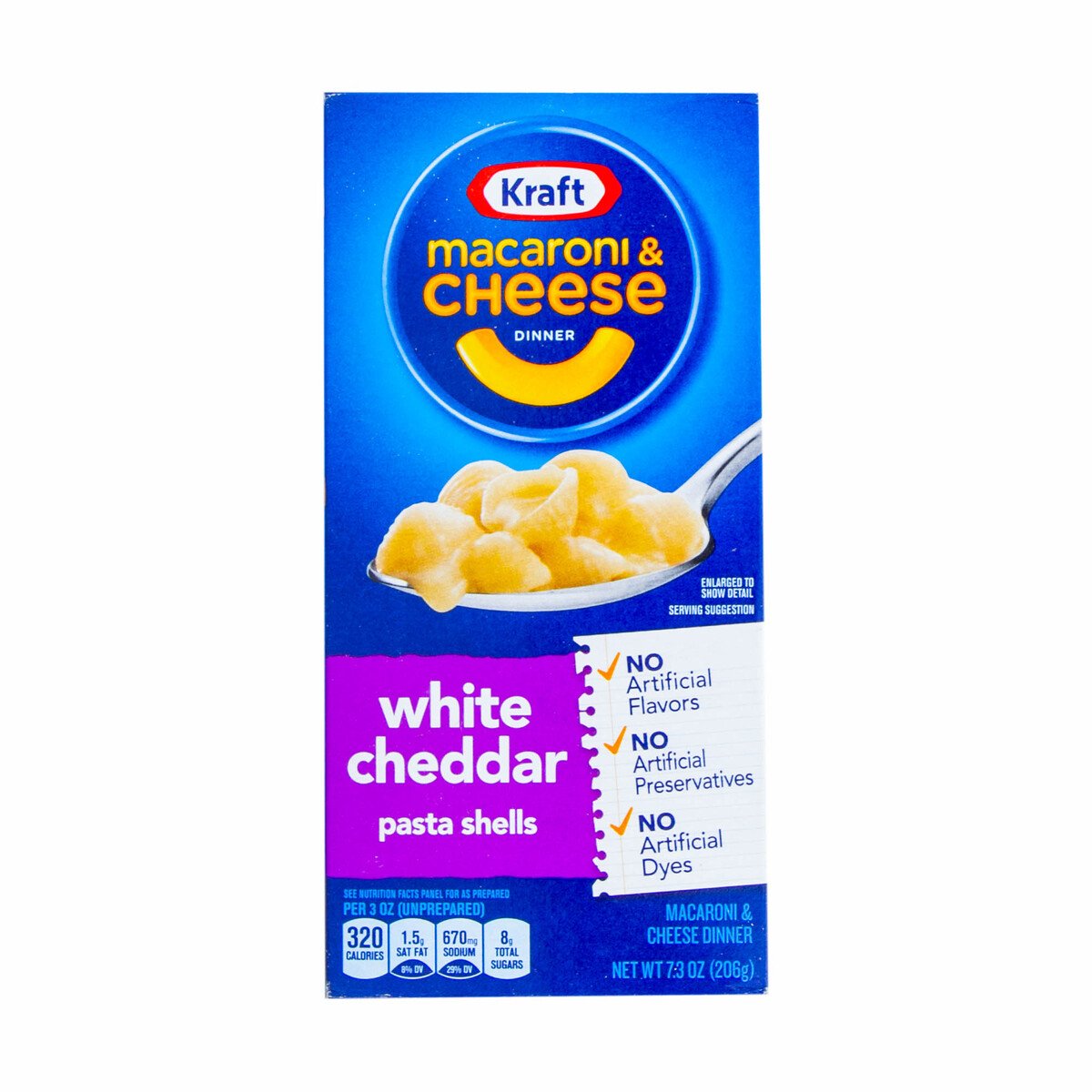 Kraft Macaroni & Cheese White Cheddar 206 g
