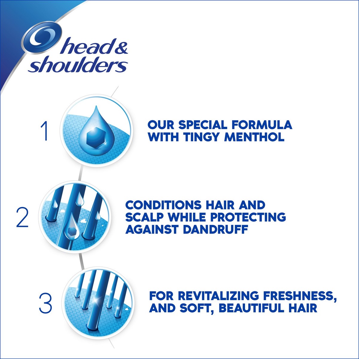 Head & Shoulders Menthol Refresh Anti-Dandruff Shampoo 700ml