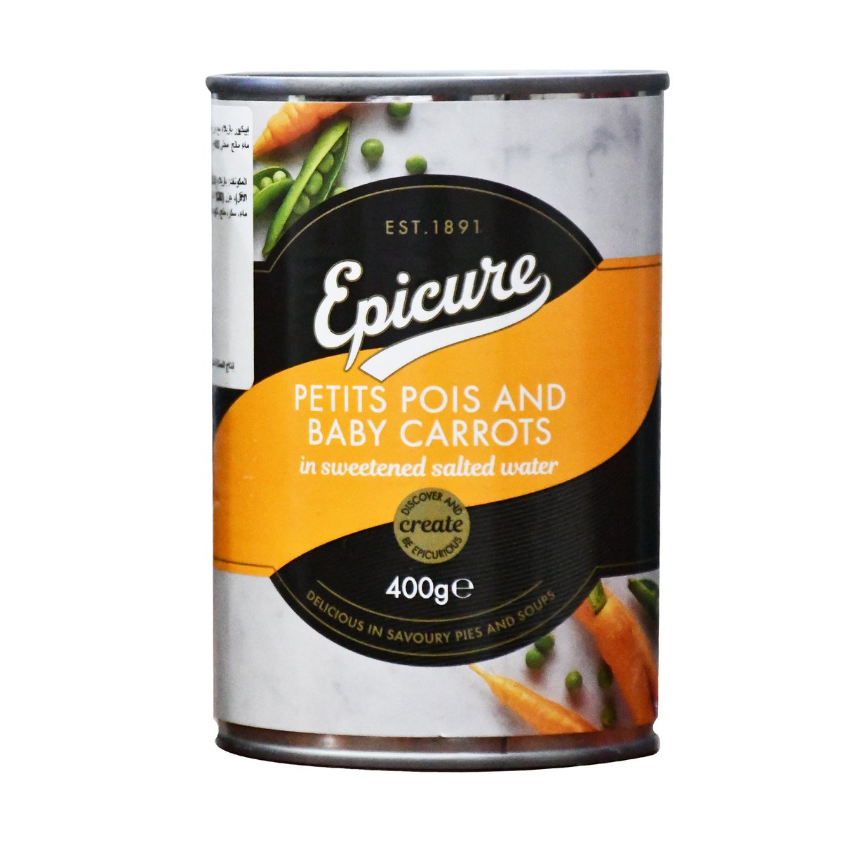 Epicure Petits Pois And Whole Baby Carrots 400 g