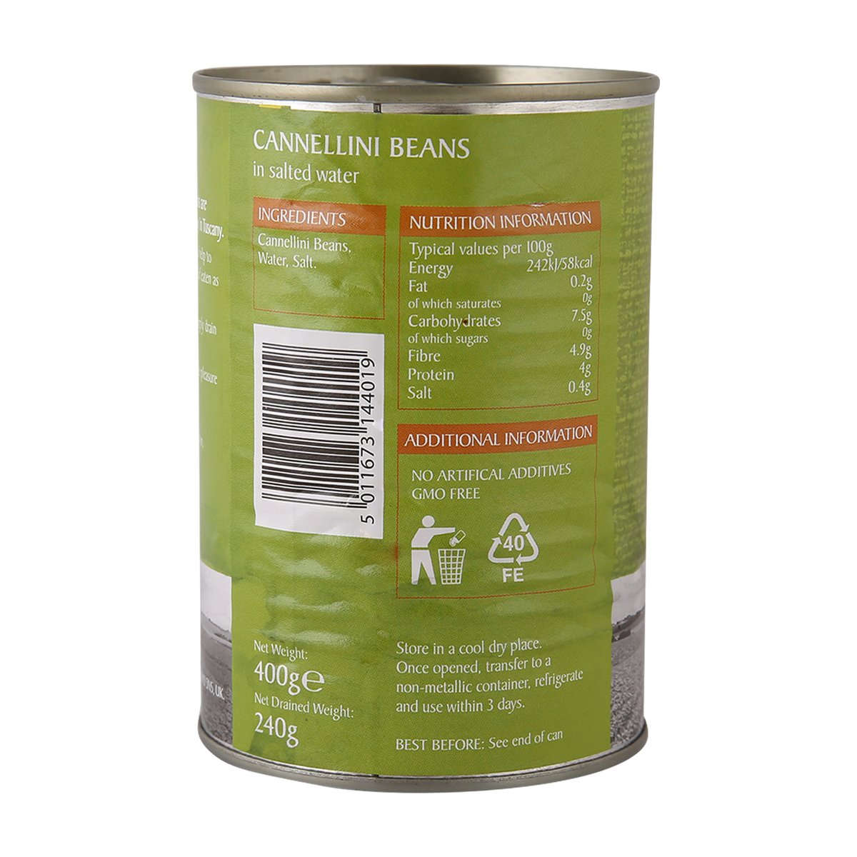 Epicure Cannellini Beans in Salted Water 400g