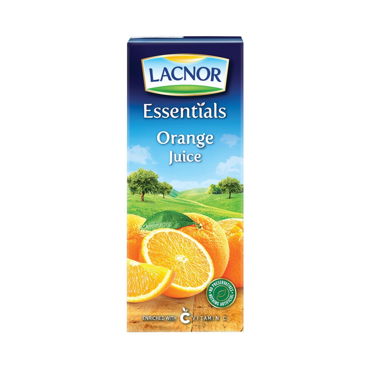 Buy Lacnor Essentials Orange Juice 180 ml Online at Best Price | Fruit Juice Tetra | Lulu Kuwait in UAE