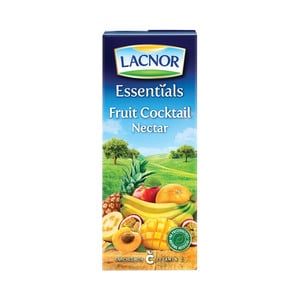 Lacnor Essentials Fruit Cocktail Nectar Juice 8 x 180 ml