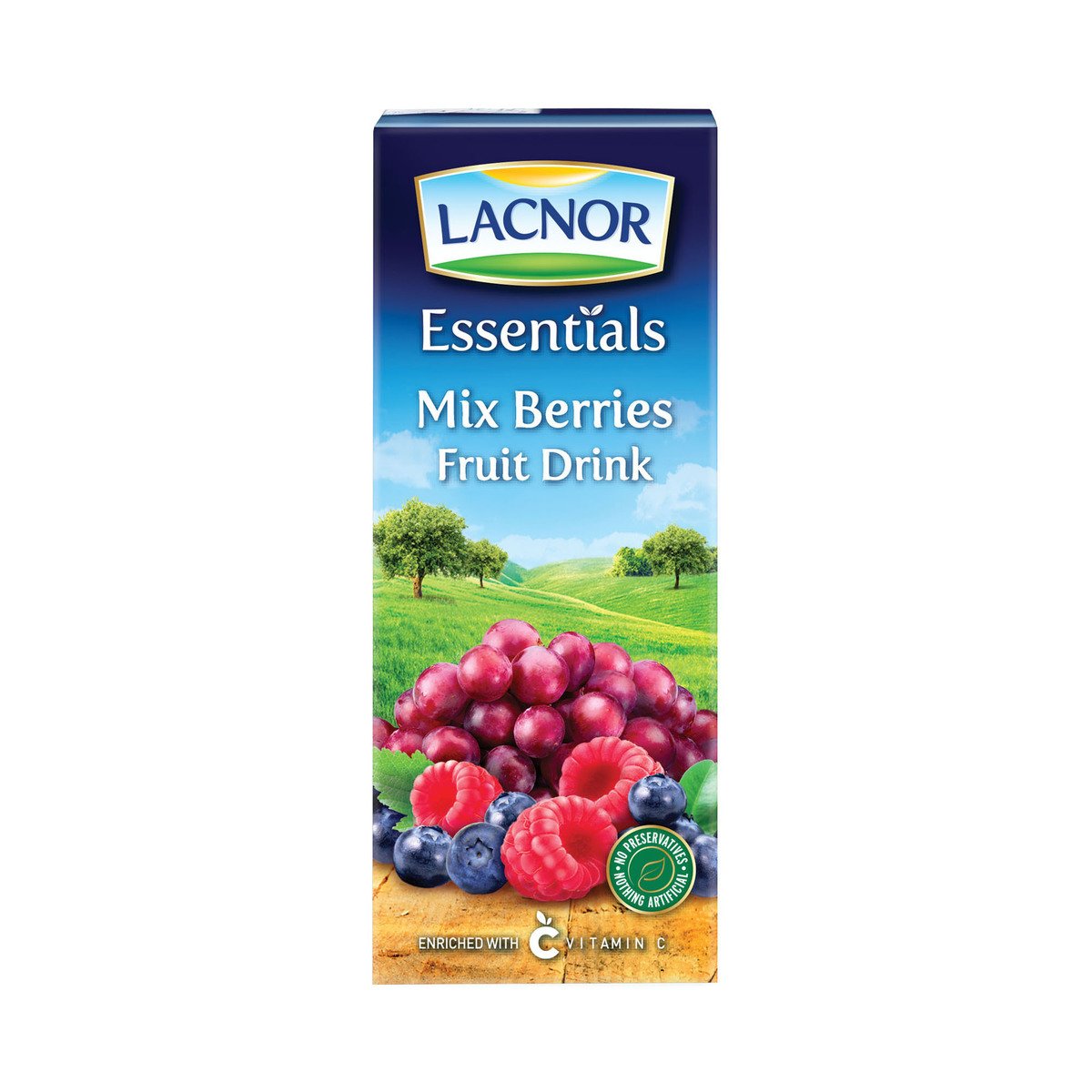 Lacnor Essentials Mixed Berries Fruit Drink 8 x 180 ml