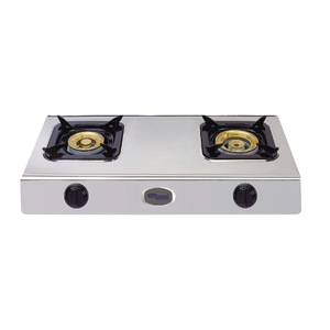 Super General Stainless Steel Gas Table-SGB02SS, 2Burner