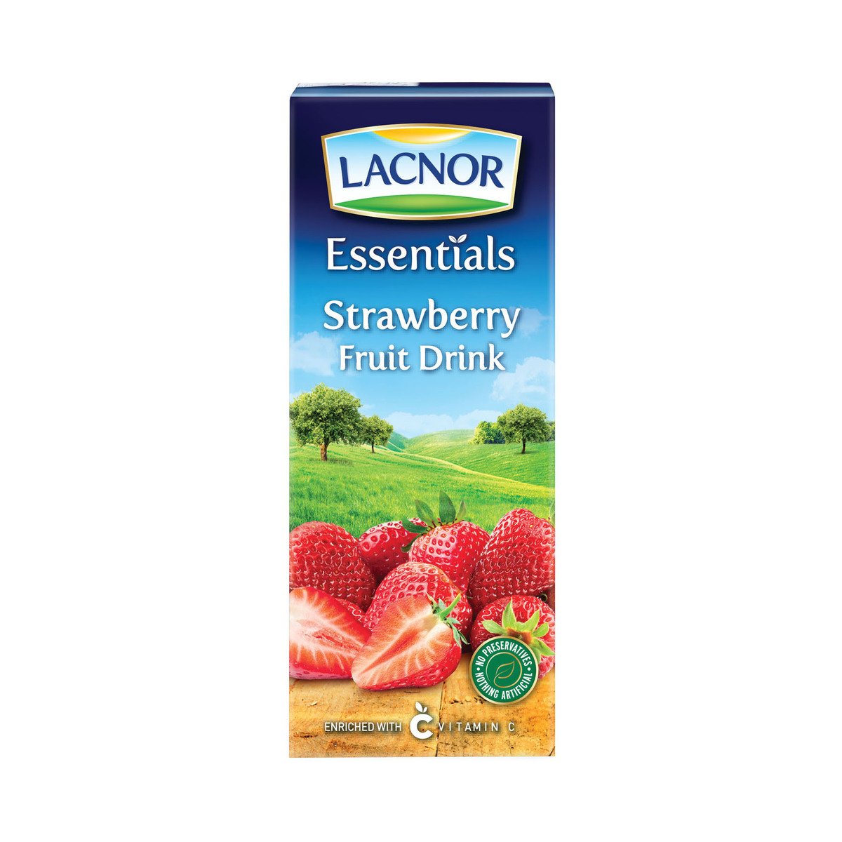 Lacnor Essentials Strawberry Fruit Drink 8 x 180 ml