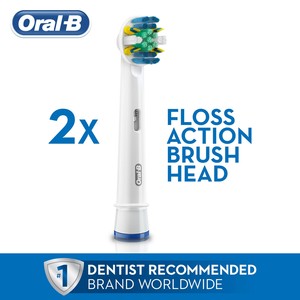 Oral-B Floss Action Replacement Brush Head 2 count