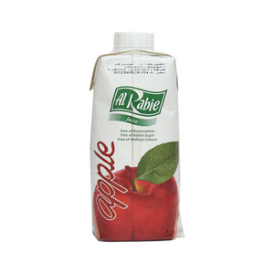 Buy Al Rabie Apple Juice 330ml Online at Best Price | Fruit Drink Tetra | Lulu Egypt in Kuwait