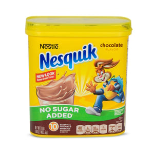 Nestle Nesquik Chocolate Flavor No Added Sugar 453.5 g