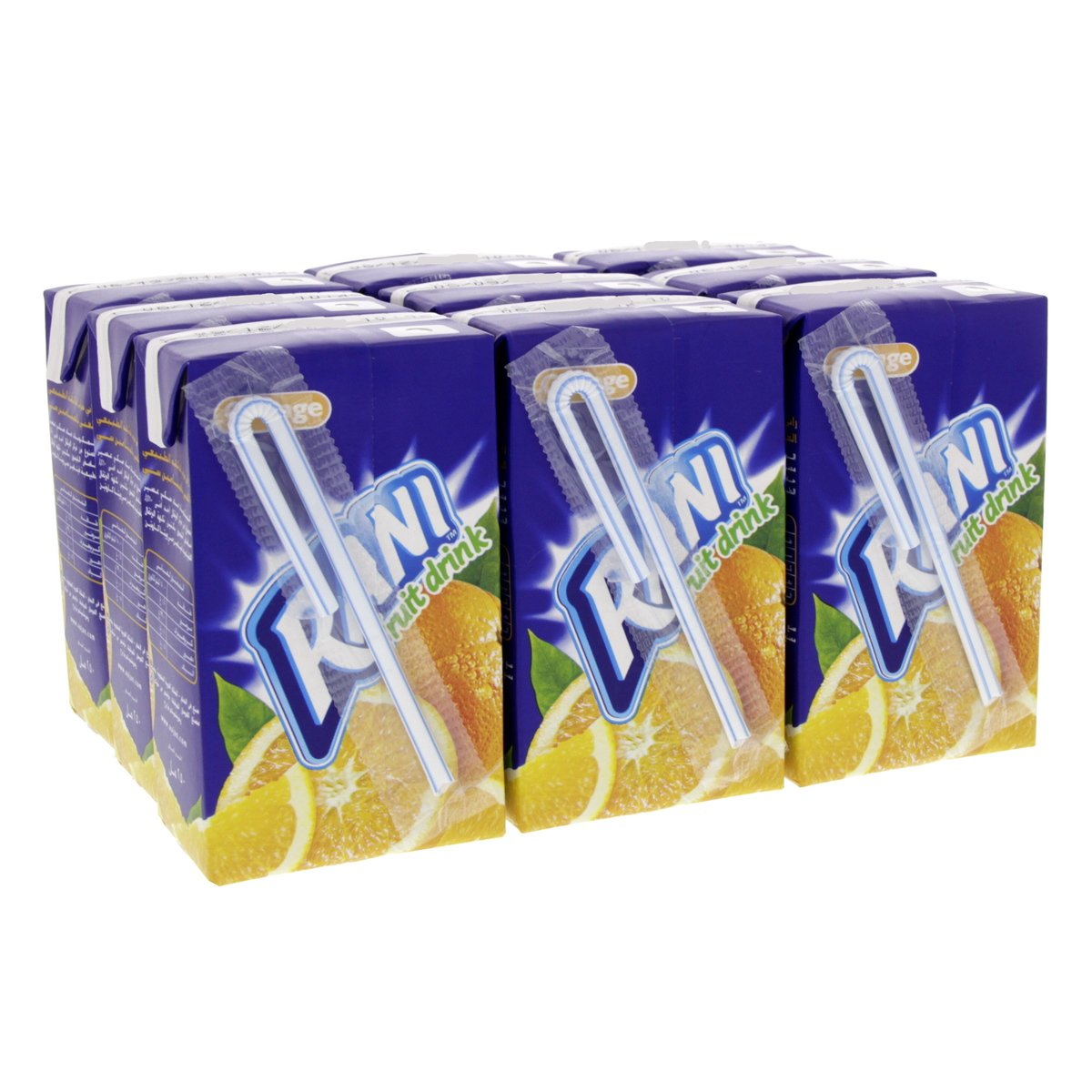 اشتري قم بشراء Rani Fruit Drink Orange 9 x 250 ml Online at Best Price من الموقع - من لولو هايبر ماركت Fruit Drink Tetra في الكويت