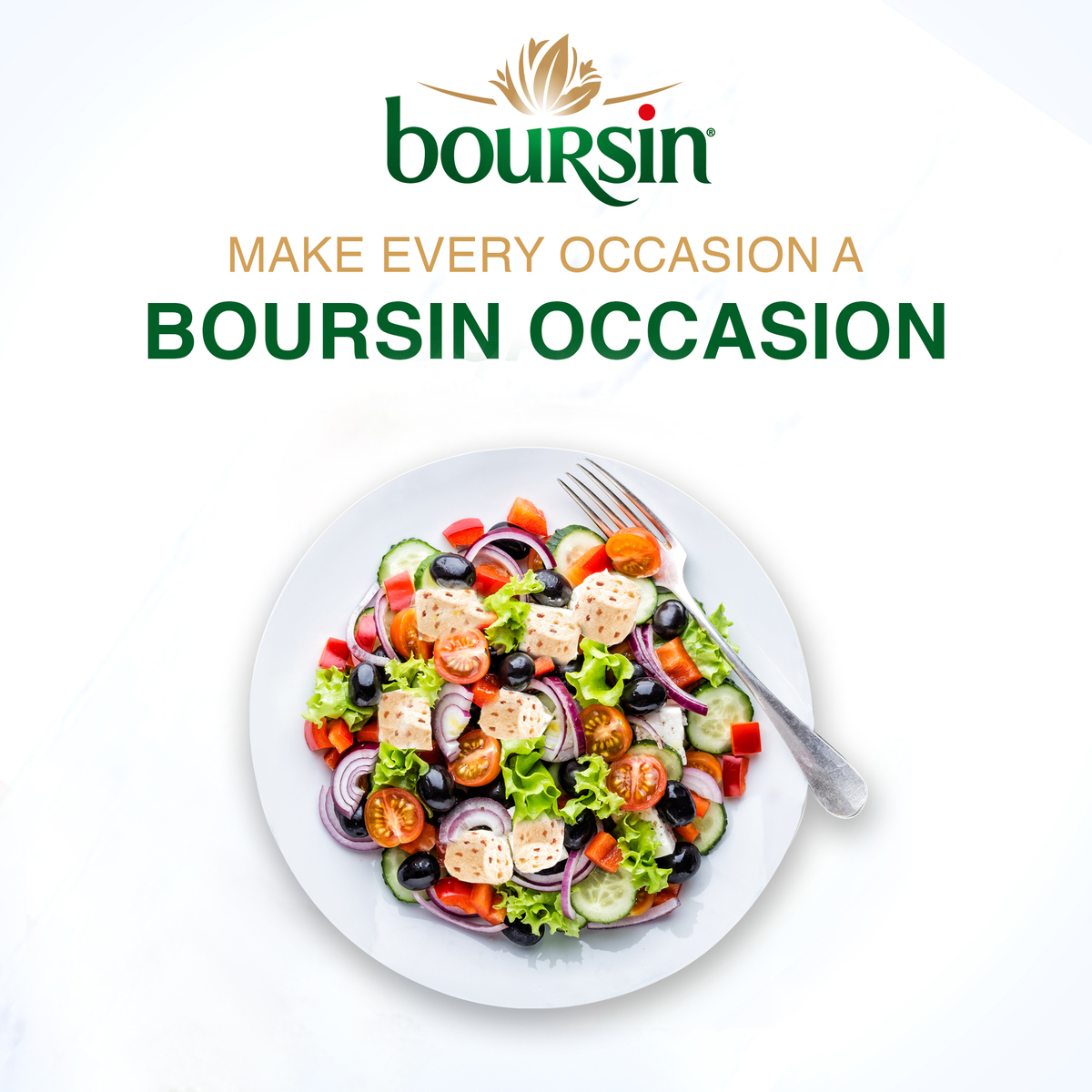 Boursin Salade & Aperitif Soft Cheese Three Nuts 120g