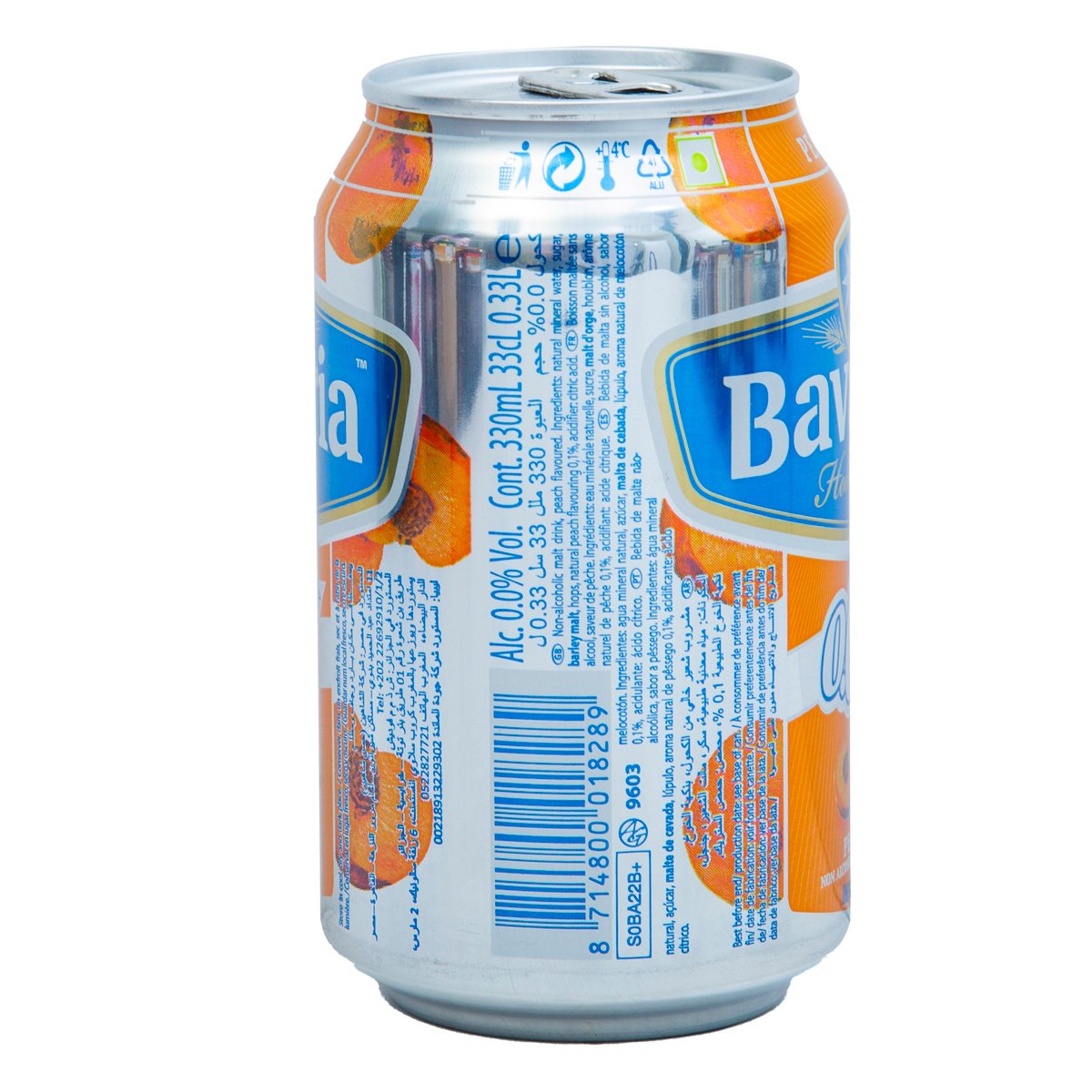 Bavaria Non Alcoholic Malt Drink Peach 330 ml
