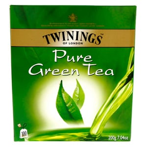 تويننجز شاي أخضر نقي 100 قطعة