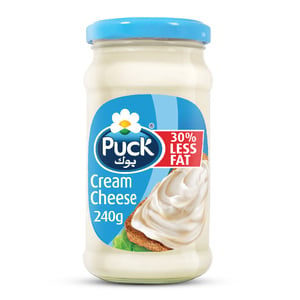 Buy Puck Cream Cheese Low Fat Spread 240 g Online at Best Price | Jar Cheese | Lulu Kuwait in Kuwait