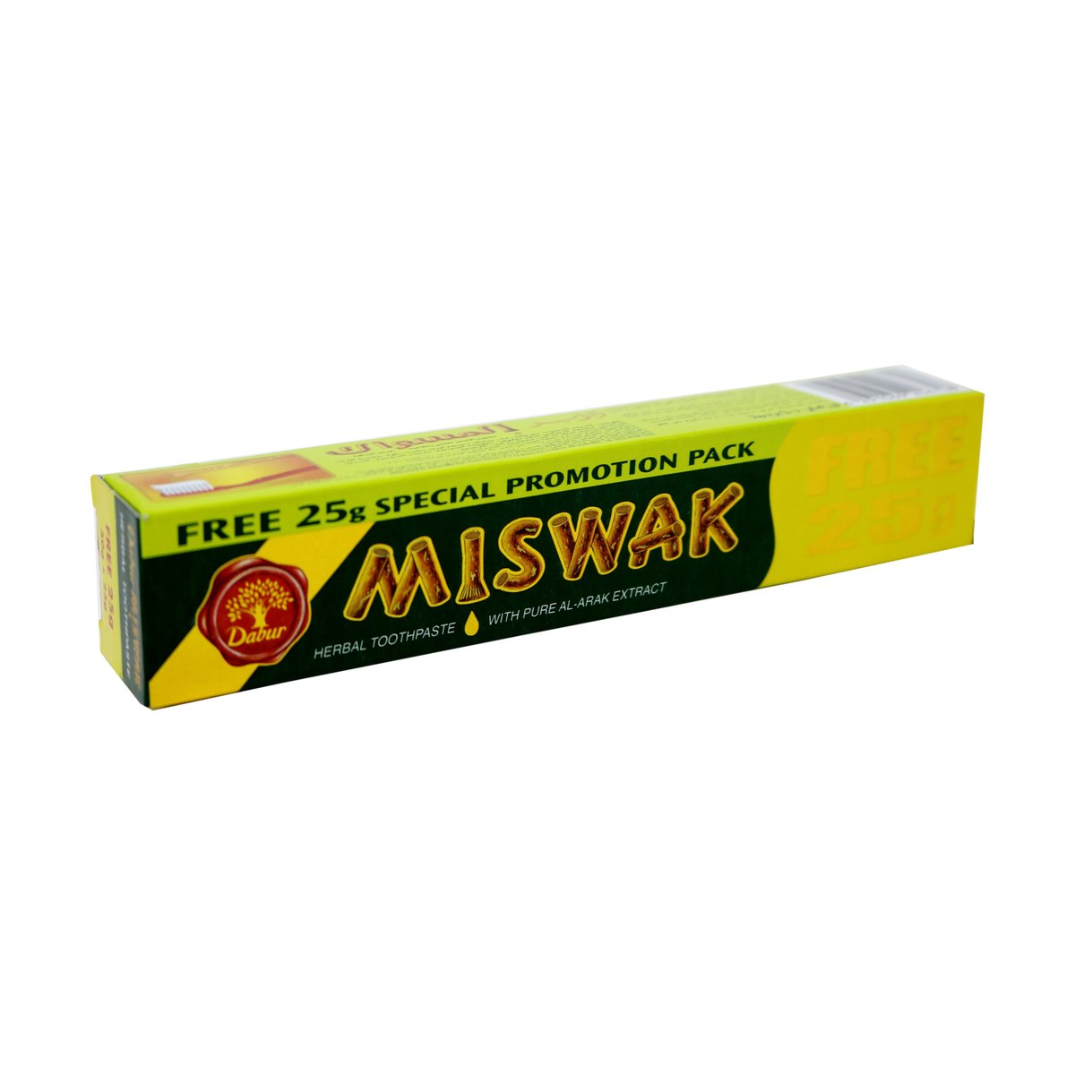 Dabur Miswak Herbal Tooth Paste 50g+25g