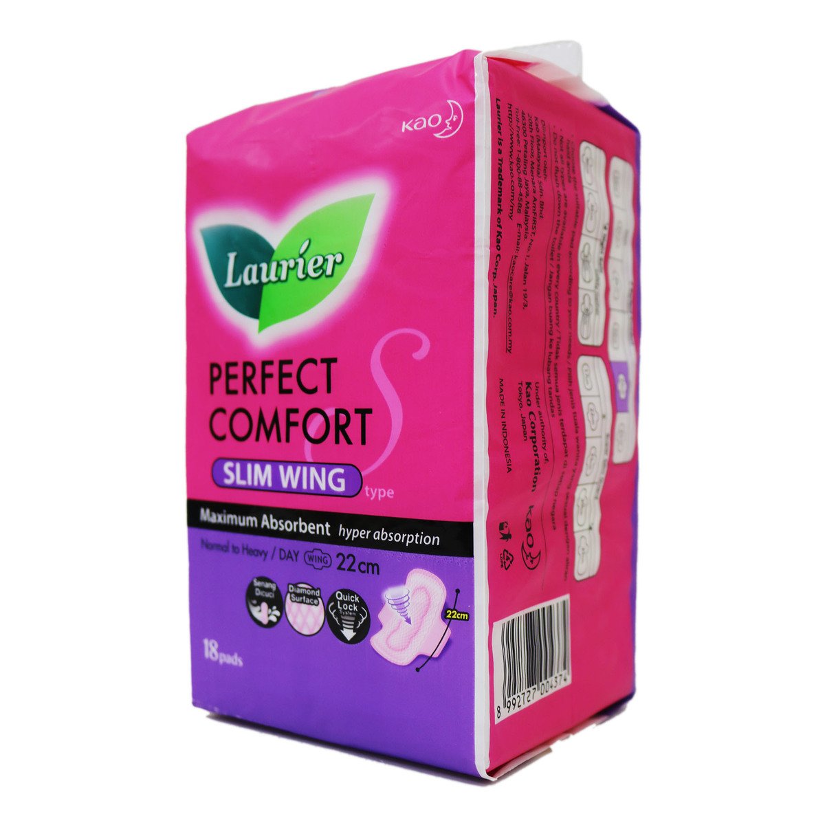 Laurier Perfect Comfort Ultra Slim Wings 18sheets