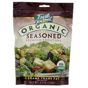 Fresh Gourmet Organic Seasoned Premium Croutons 128g