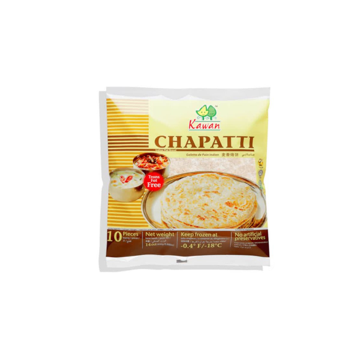 KW Roti Chapatti 400g