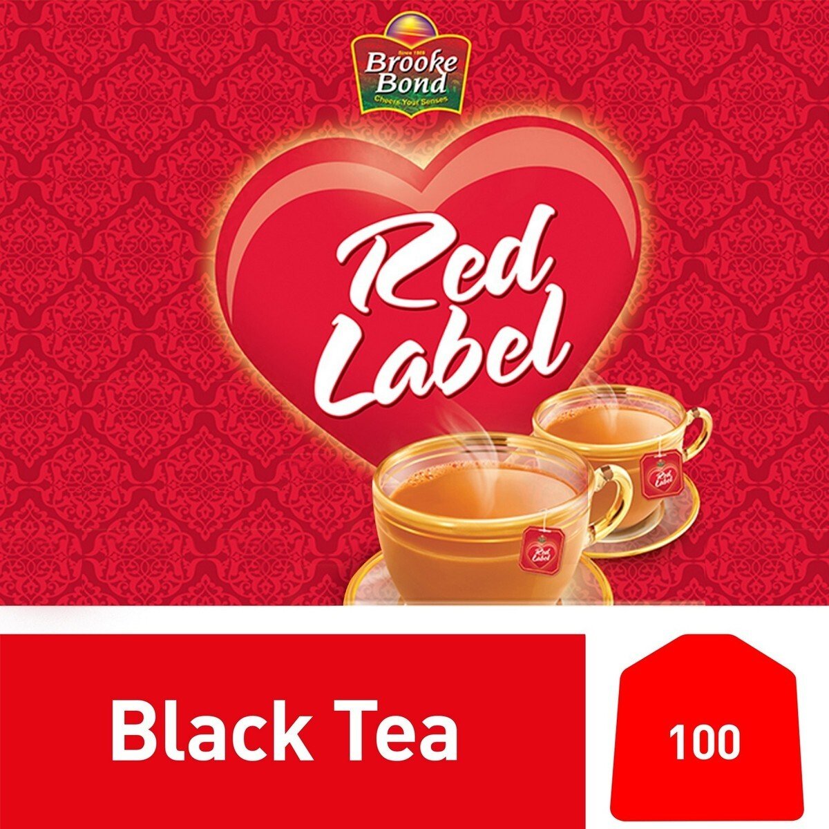 Brooke Bond Red Label Black Tea Bags 100pcs