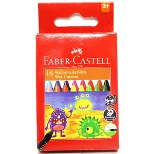 Faber-Castell Wax Crayons 16Col 120050