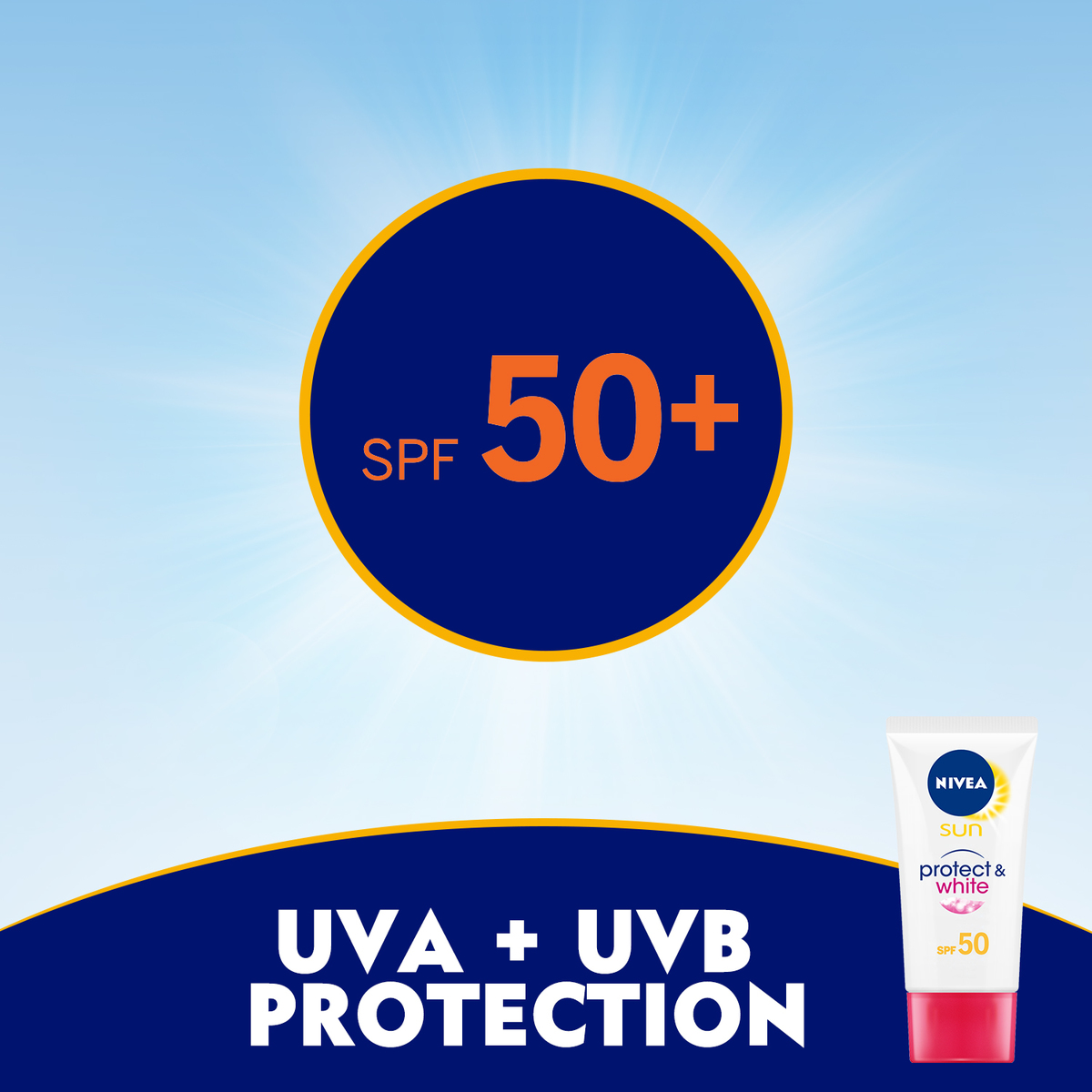 Nivea Sun Face Whitening Cream SPF 50 50 ml