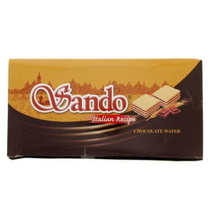  ساندو ويفر ايطالي بالشوكولاتة 32 جم × 24حبة