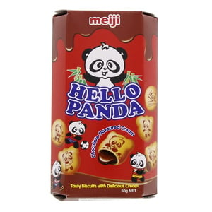 Meiji Hello Panda Chocolate Flavoured Cream 50g